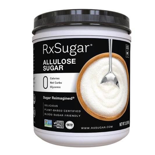 RxSugar Allulose Sugar Canister, 908g.