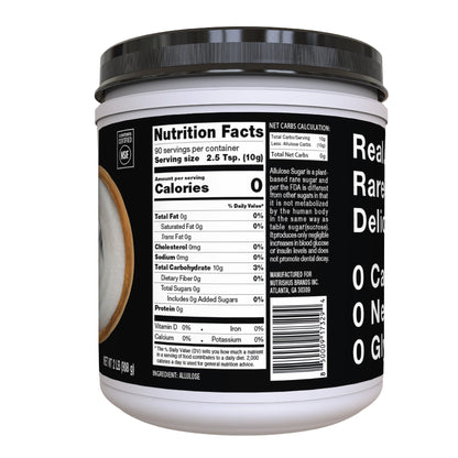 RxSugar Allulose Sugar Canister, 908g.