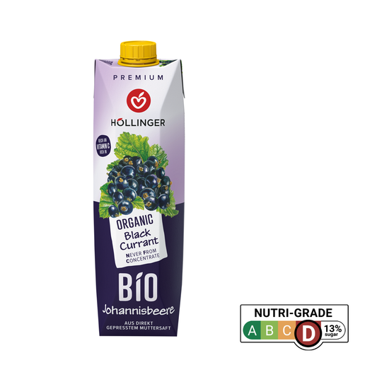 Hollinger Organic Blackcurrant, 1000ml