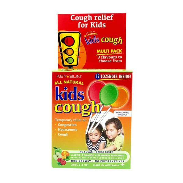 Key Sun Kids Cough - Multi Pack, 12 lozs.