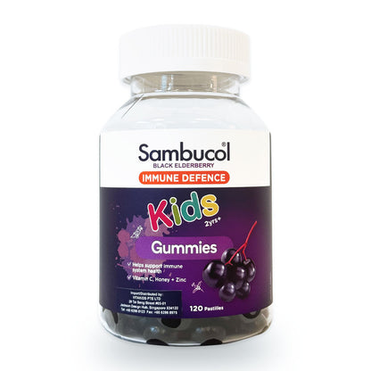 Sambucol Kids Immunity Gummies (AUS Version), 120 gums.