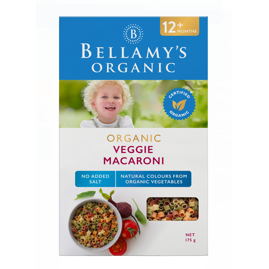 Bellamy's Veggie Macaroni, 175 g.