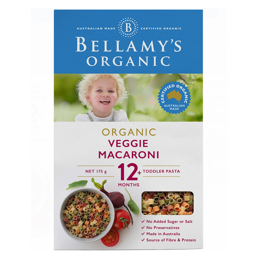 Bellamy's Organic Veggie Pasta Alphabets, 200 g.