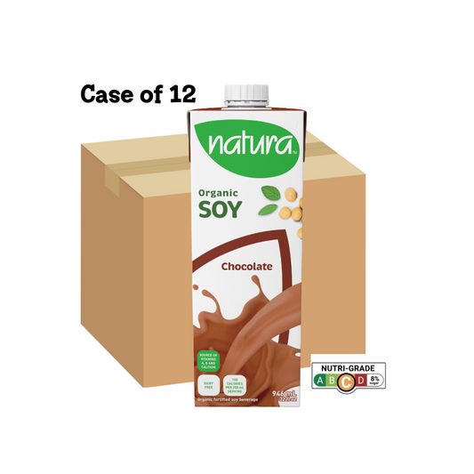[Case of 12] Natur-a Enriched Soy Beverage - Chocolate (Organic), 946 ml.