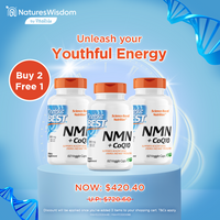 Doctor's Best NMN + COQ10, 60 vcaps.