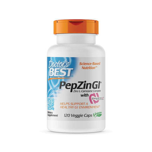 Doctor's Best Zinc Carnosine Complex with PepZin GI, 120 vcaps