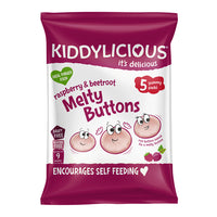 Kiddylicious Melty Buttons Raspberry & Beetroot Multi