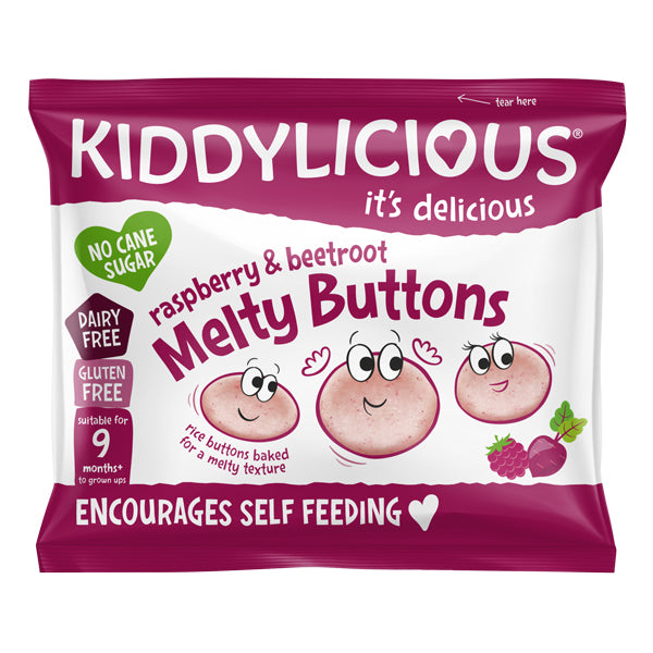 Kiddylicious Melty Buttons Raspberry & Beetroot Multi – NaturesWisdom