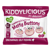 Kiddylicious Melty Buttons Raspberry & Beetroot Multi