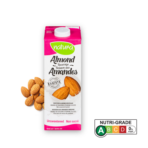 Natur-a Enriched Almond Beverage - Unsweetened, 946 ml. (Exp: 23/03/2024)