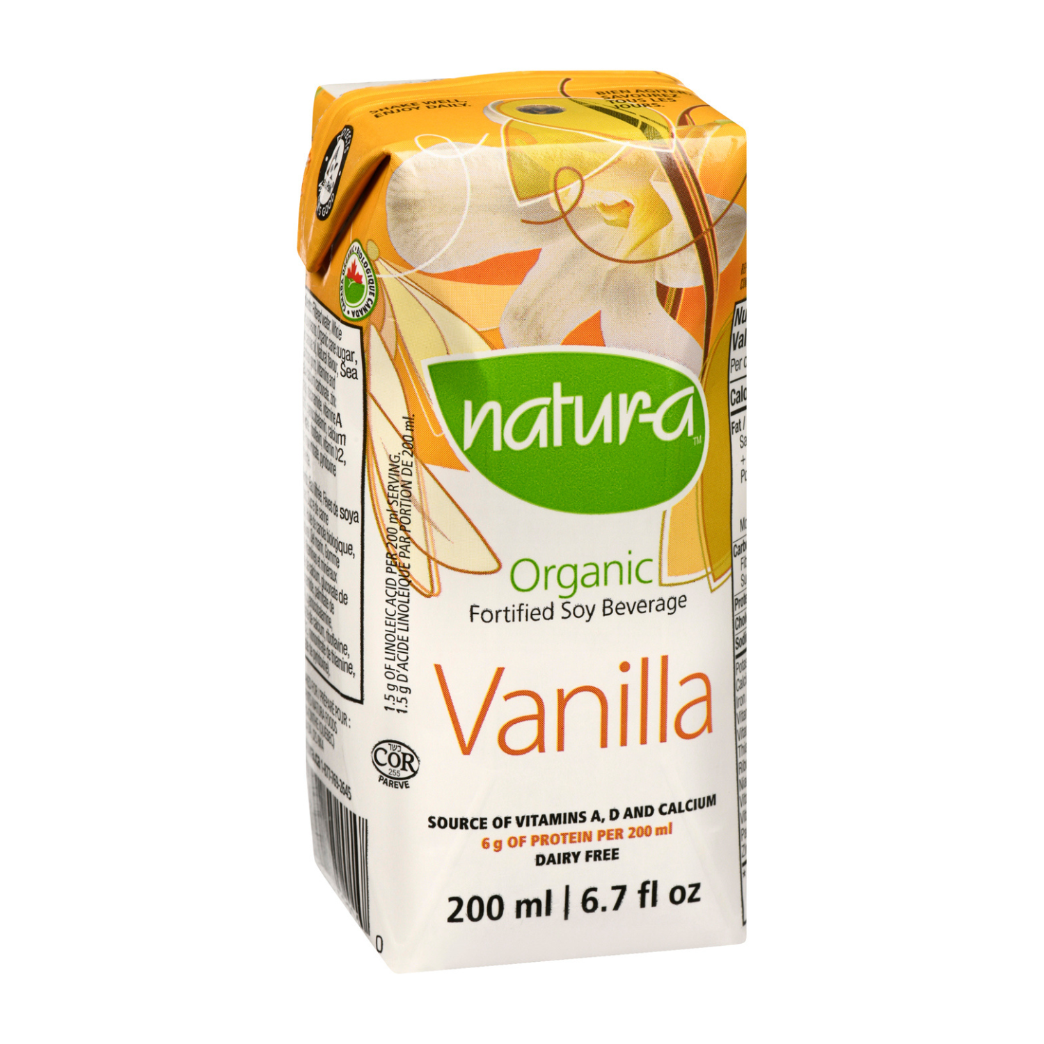 [Case of 24] Natur-a Enriched Soy Beverage - Vanilla (Organic), 200 ml. (Exp: 21/02/2024)