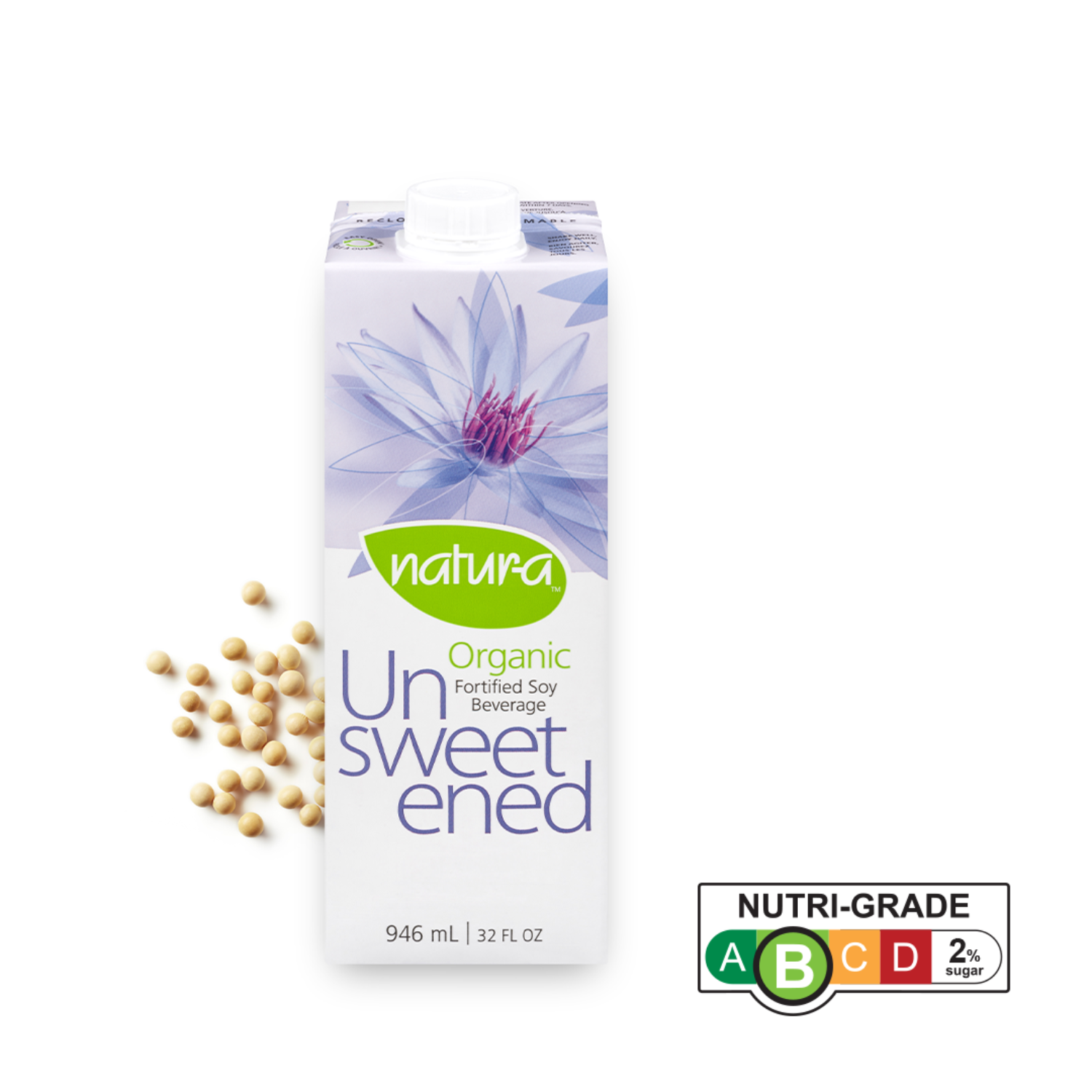 [Case of 12] Natur-a Enriched Soy Beverage - Unsweetened (Organic), 946 ml. (Exp: 29/02/2024)