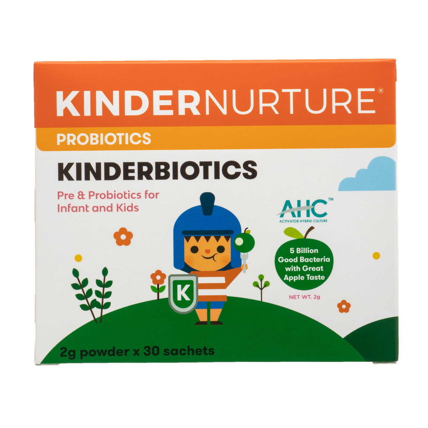 [25% Off Bundle Deal] 3 x KinderNurture Kinderbiotics Probiotics, 30 sachets x 2g.