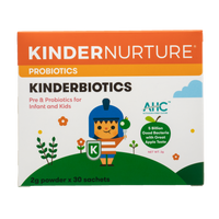 [25% Off Bundle Deal] 3 x KinderNurture Kinderbiotics Probiotics, 30 sachets x 2g.
