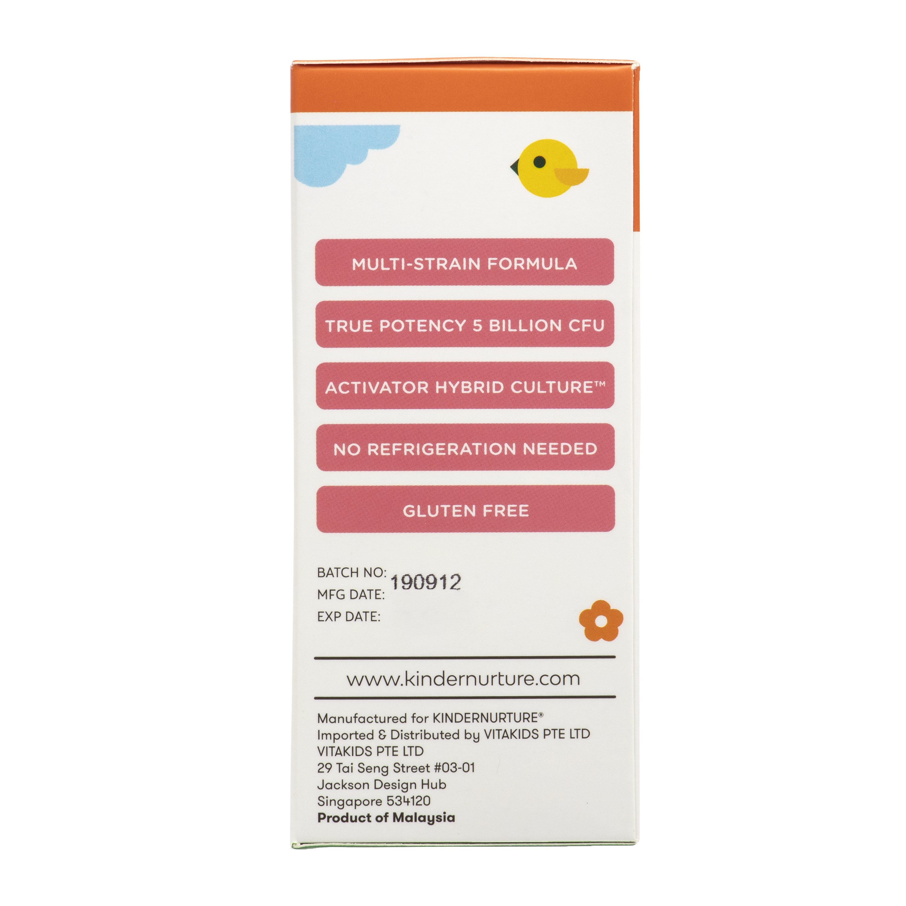 [25% Off Bundle Deal] 3 x KinderNurture Kinderbiotics Probiotics, 30 sachets x 2g.