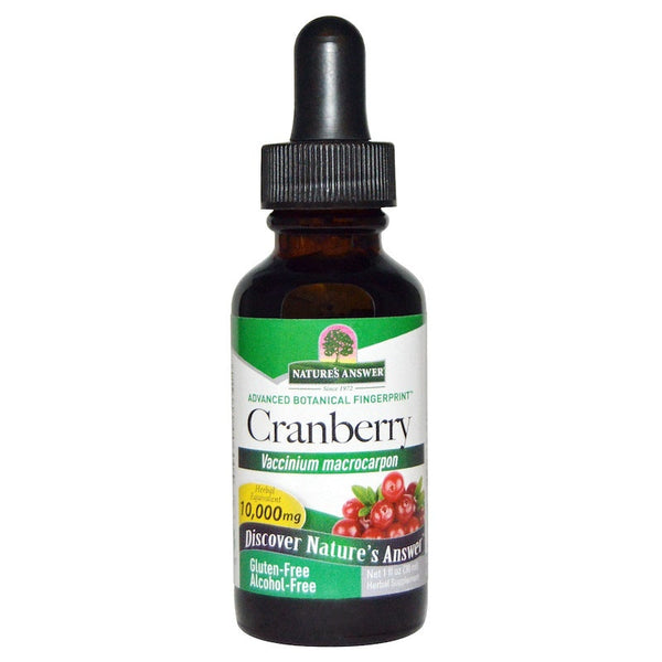 Nature's Answer Cranberry Alcohol-Free Extract, 30 ml.