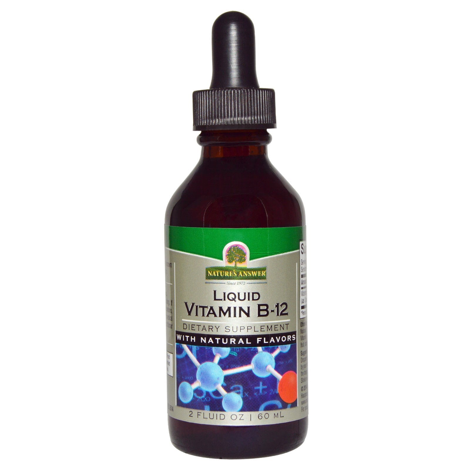 Nature's Answer Platinum Liquid Vitamin B12, 60 ml.-NaturesWisdom