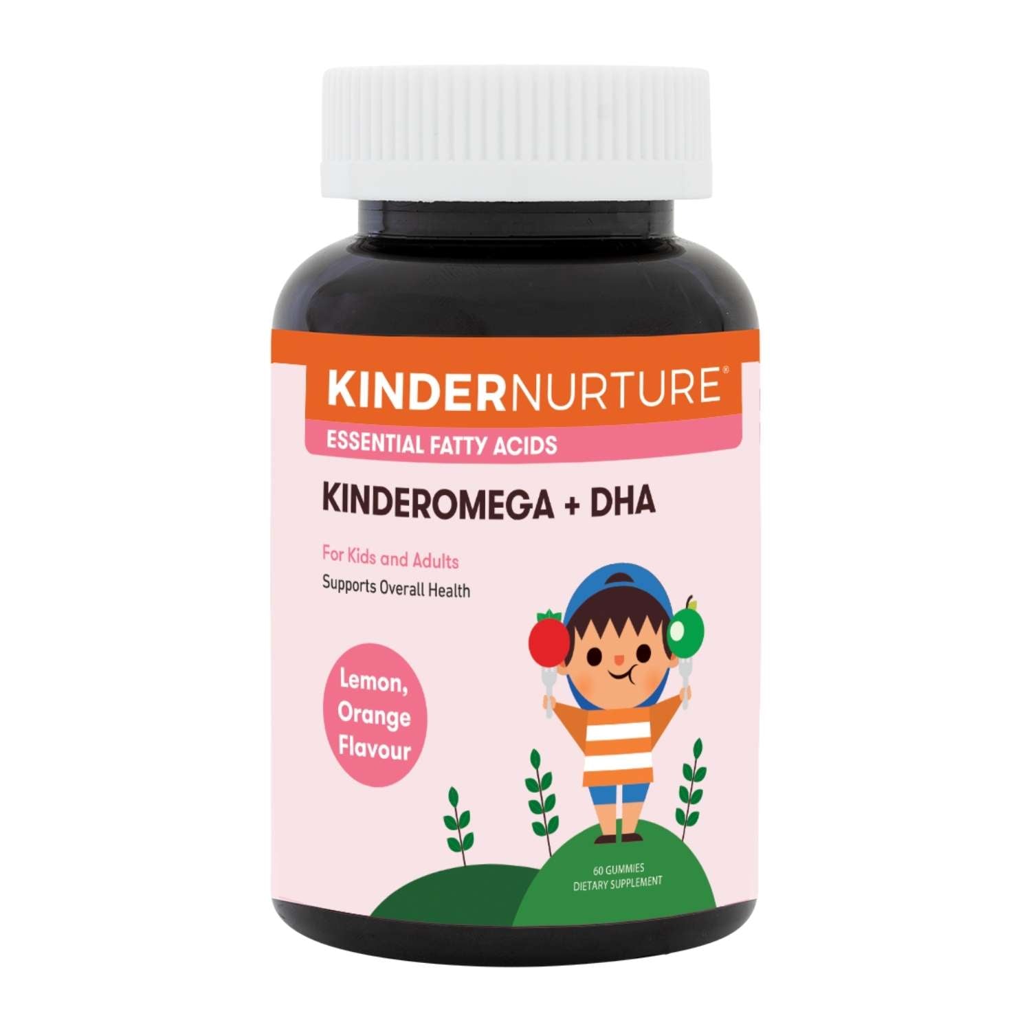 [25% Off Bundle Deal] 3 x KinderNurture KinderOmega + DHA, 60 gummies.
