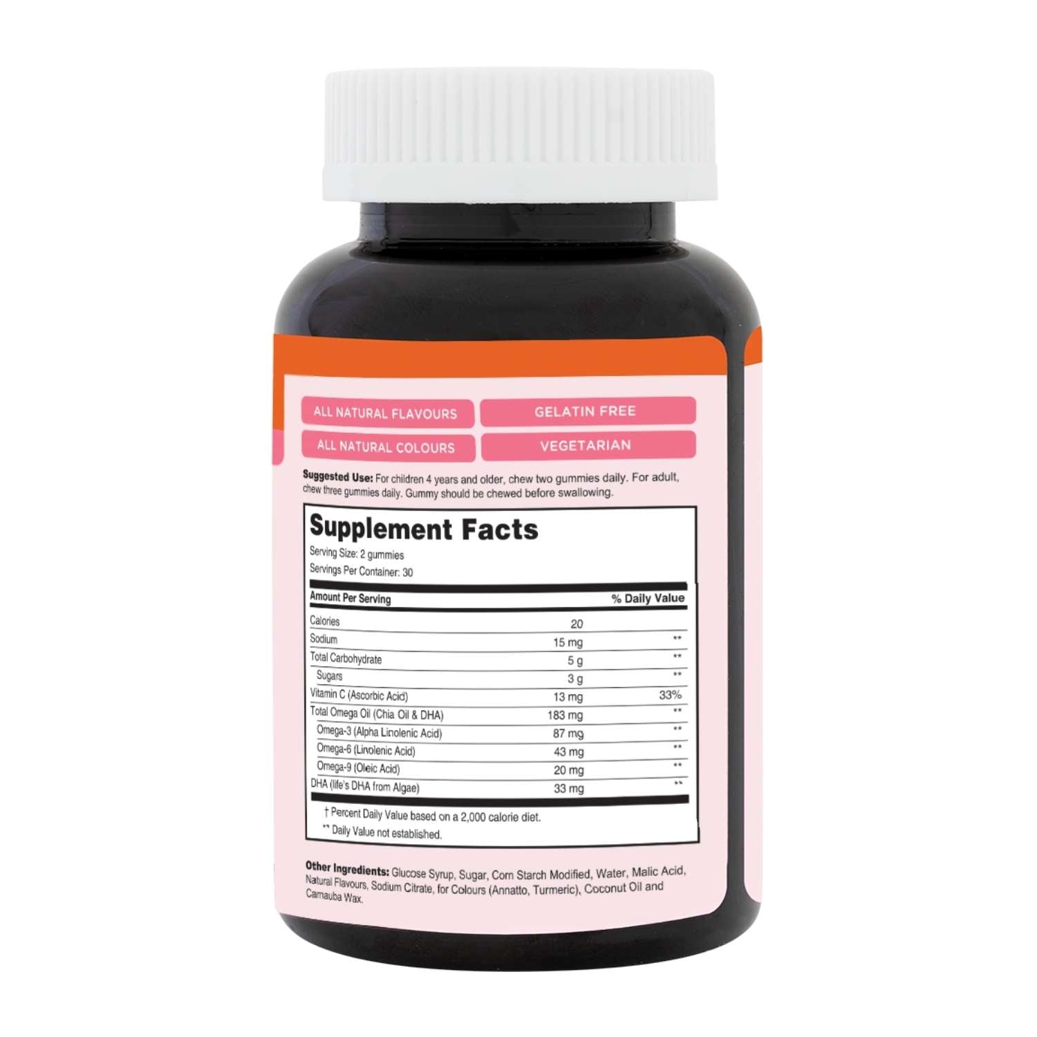 KinderNurture KinderOmega + DHA, 60 gummies.