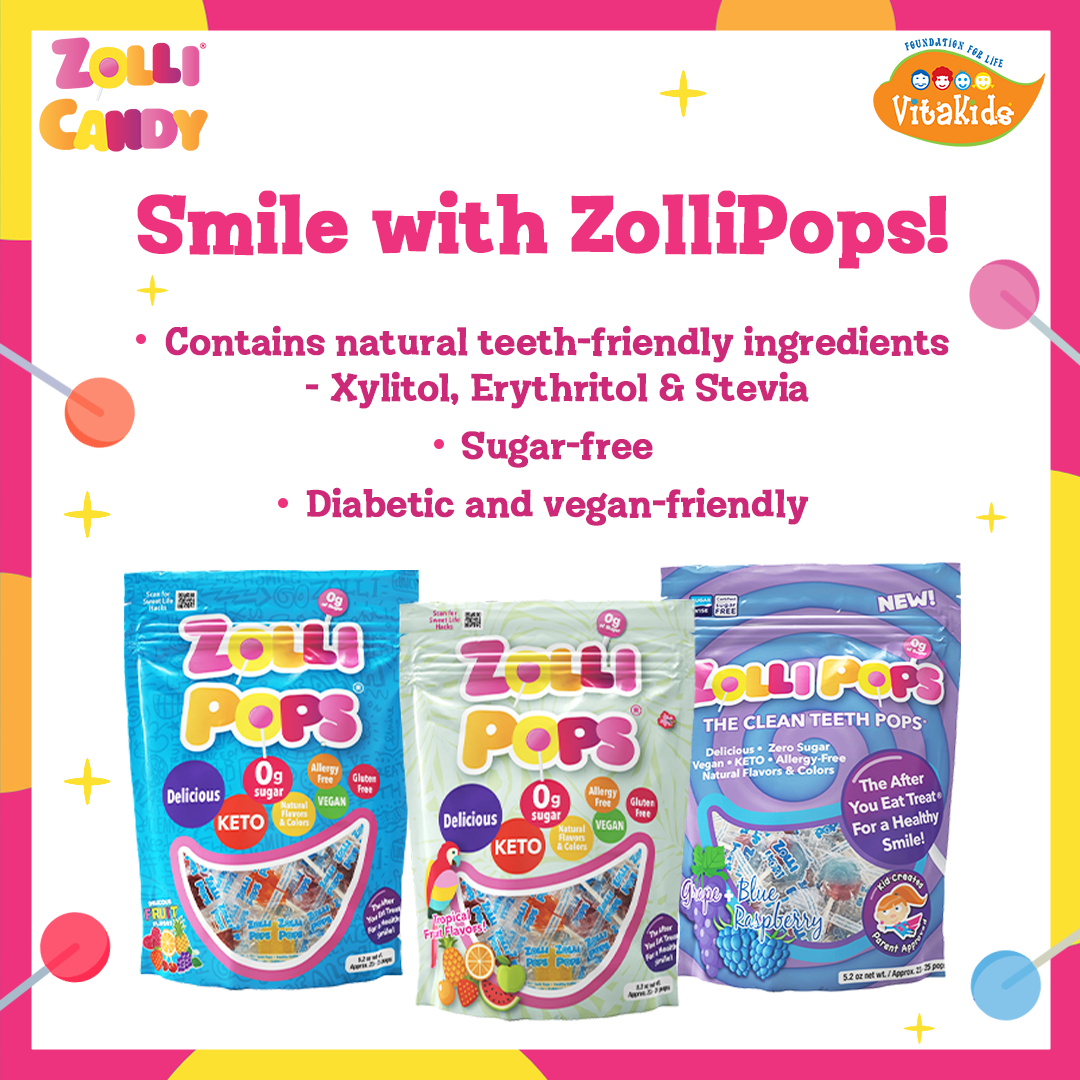 Zollipops Original Assorted Fruit, 147g