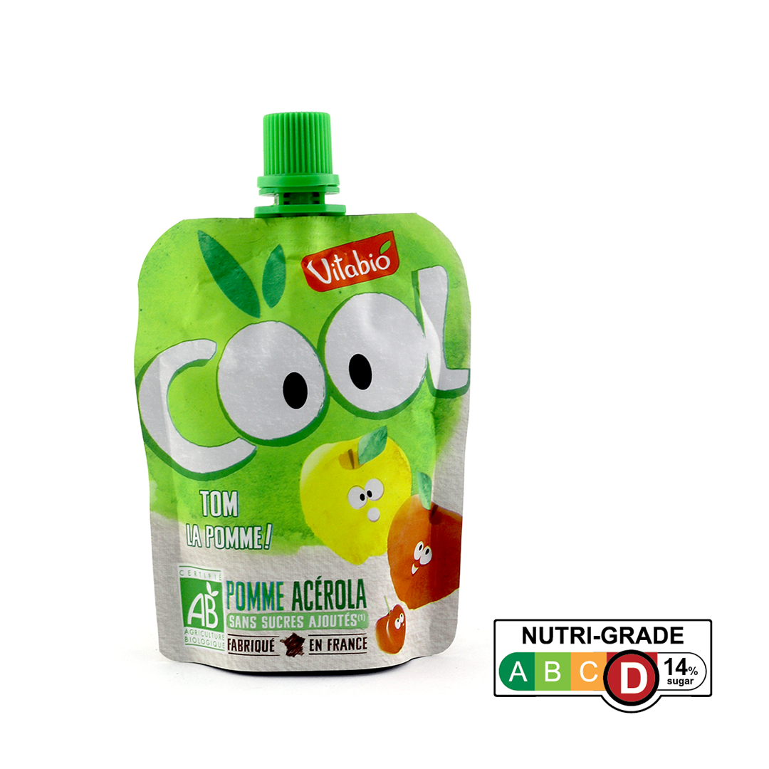Vitabio Cool Fruits Apple Organic Smoothie, 90 g