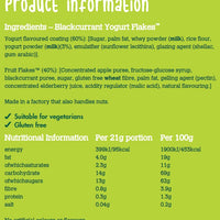 Fruit Bowl Yogurt Flakes- Blackcurrant, 5 x 21g.