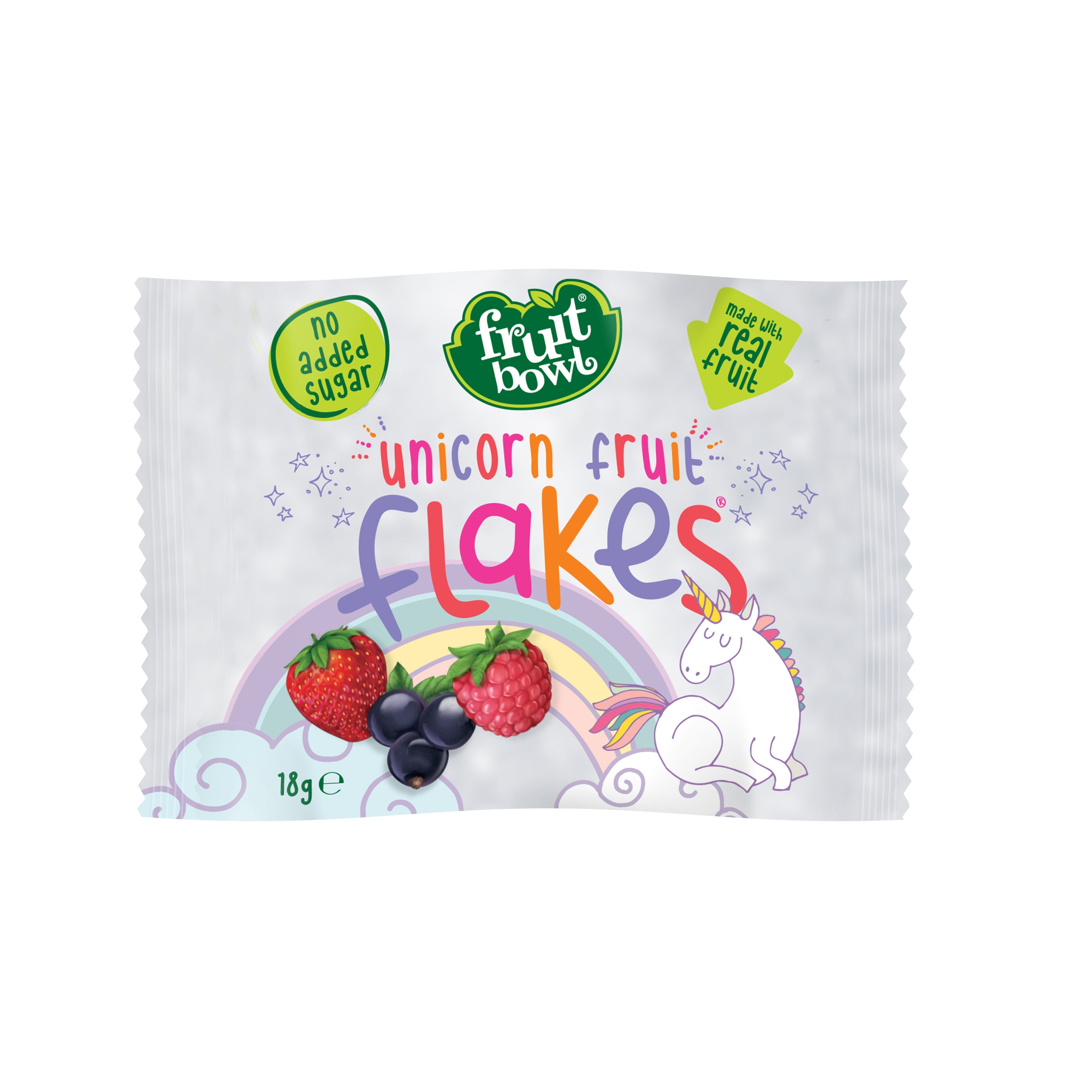 Fruit Bowl Fruit Flakes- Unicorn Flakes 5 x 18g