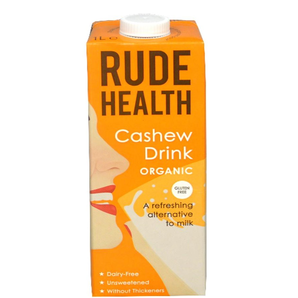 Rude Health Organic Dairy-free Drink - Cashew (Gluten Free), 1L.-NaturesWisdom