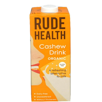 Rude Health Organic Dairy-free Drink - Cashew (Gluten Free), 1L.-NaturesWisdom
