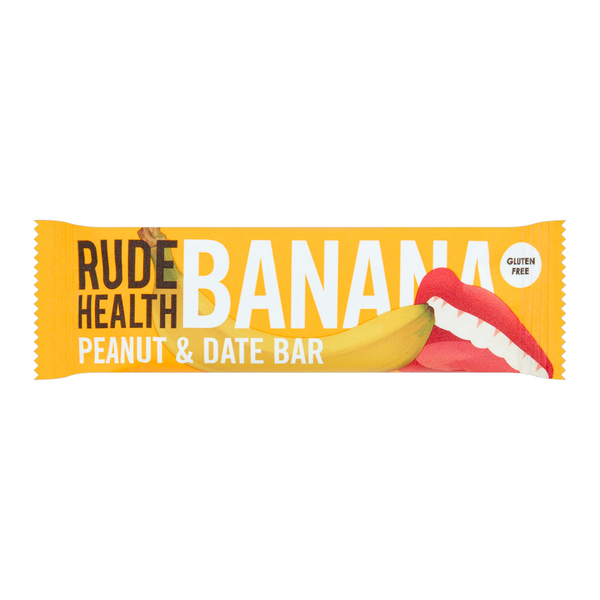 Rude Health Banana Peanut & Date Bar, 35g.