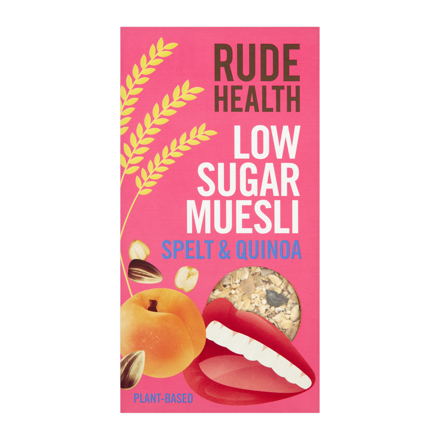Rude Health Low Sugar Muesli - Spelt & Quinoa, 400g.