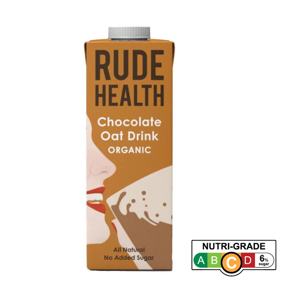Rude Health Organic Choc Oat Drink, 1L