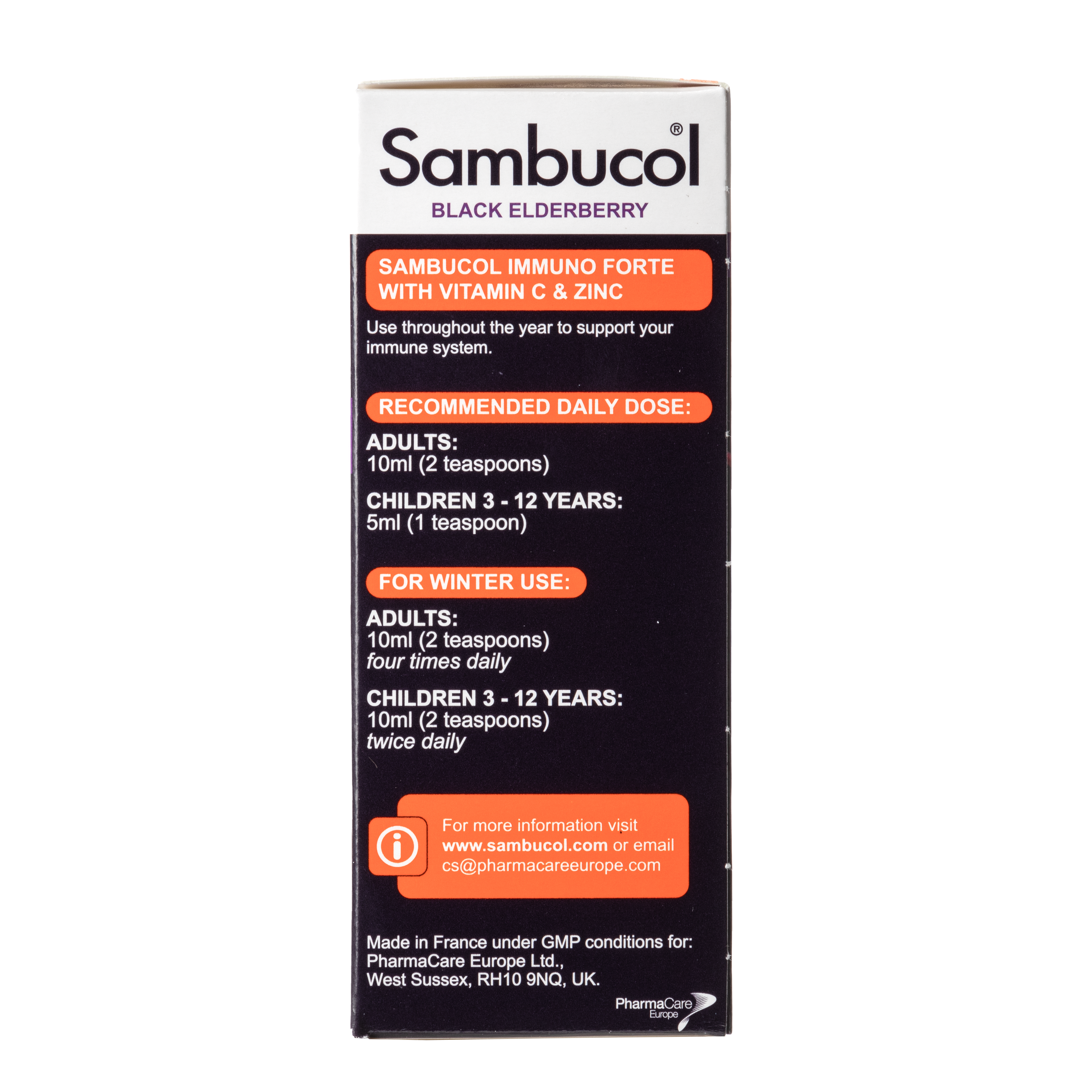 25% OFF [Bundle of 3] Sambucol Immuno Forte (UK Version), 120 ml. *Authorised Exclusive Distributor
