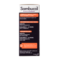 25% OFF [Bundle of 3] Sambucol Immuno Forte (UK Version), 120 ml. *Authorised Exclusive Distributor