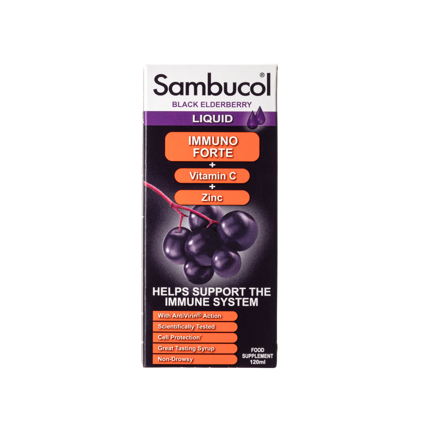 25% OFF [Bundle of 3] Sambucol Immuno Forte (UK Version), 120 ml. *Authorised Exclusive Distributor