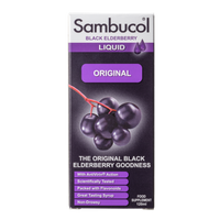 [25% Off Bundle Deal] 3 x Sambucol Regular/Original (UK Version), 120 ml. [Exp: 31/10/2023]
