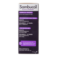 [25% Off Bundle Deal] 3 x Sambucol Regular/Original (UK Version), 120 ml. [Exp: 31/10/2023]