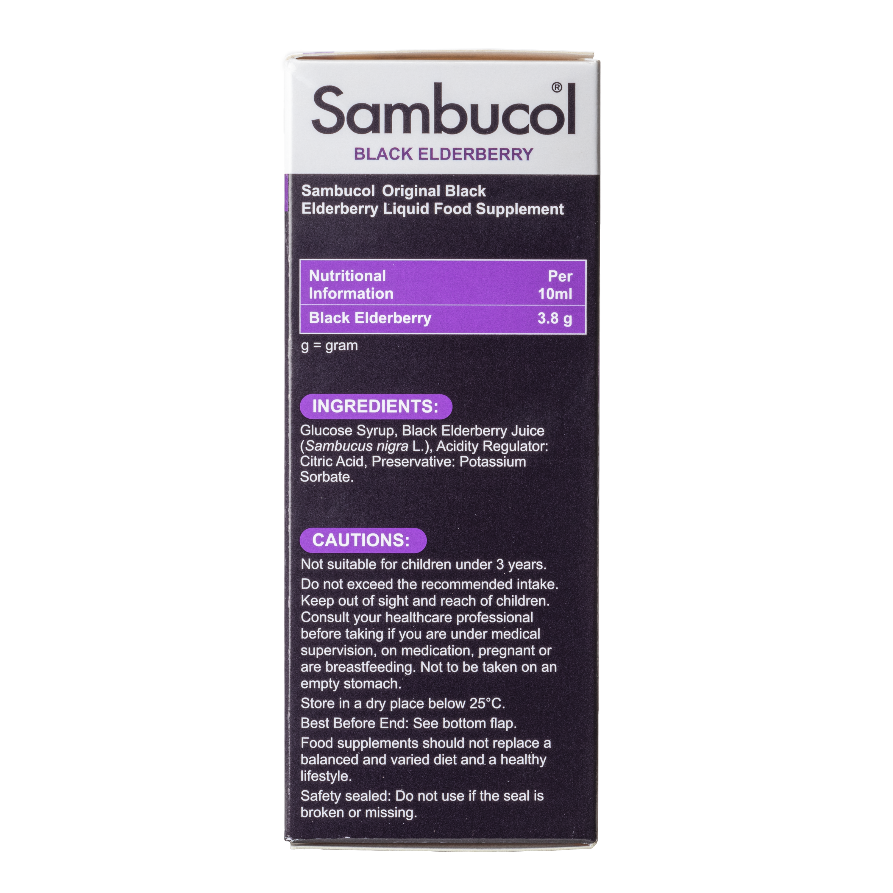 [25% Off Bundle Deal] 3 x Sambucol Regular/Original (UK Version), 120 ml. [Exp: 31/10/2023]