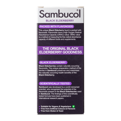[25% Off Bundle Deal] 3 x Sambucol Regular/Original (UK Version), 120 ml.
