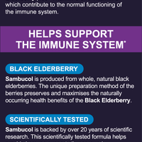 Sambucol Black Elderberry Powder for Baby, 14 sachets. (Immune Booster Collection)