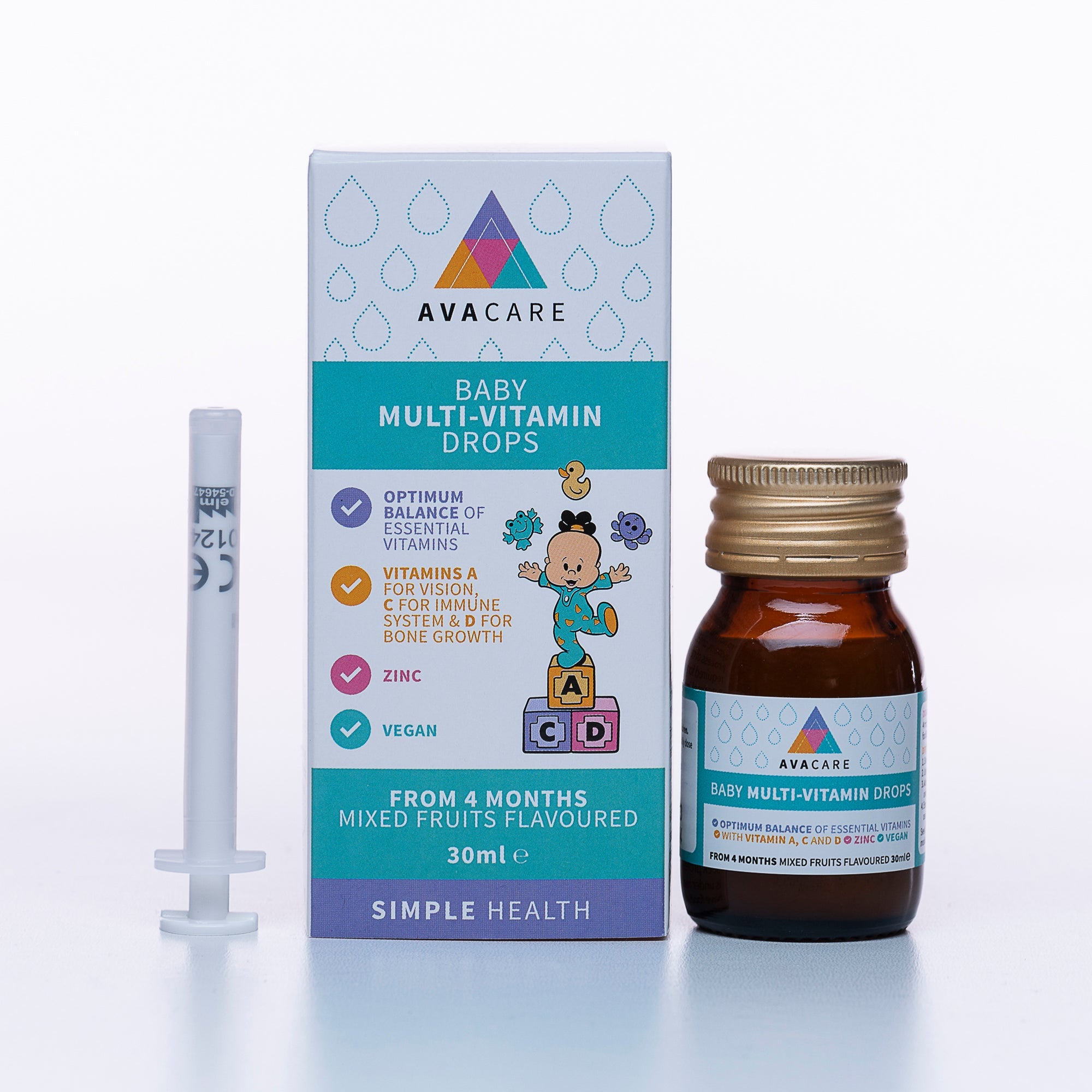 Avacare Baby Multi-Vitamin Drops, 30 ml.