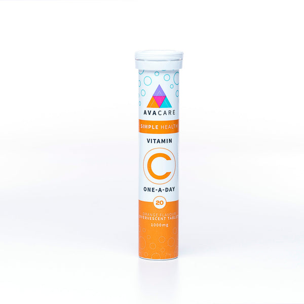 Avacare Vitamin C 1000 mg Effervescent, 20 tabs.