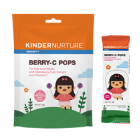 [25% Off Bundle Deal] 3 x KinderNurture Berry-C Pops – 6 lollipops, 48 g.