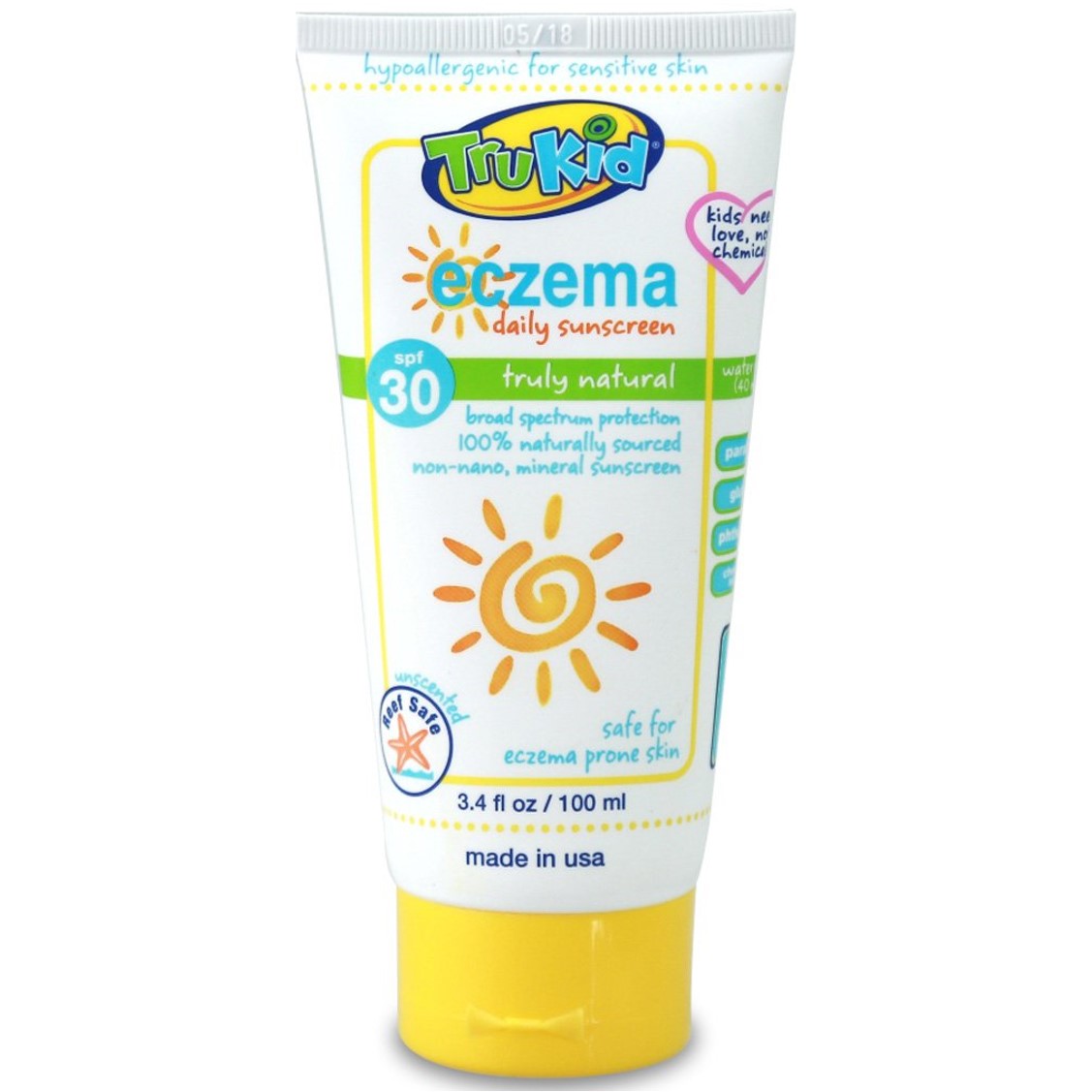 Trukid Eczema Care Daily SPF30+ Lotion Unscented, 100.55 ml-NaturesWisdom