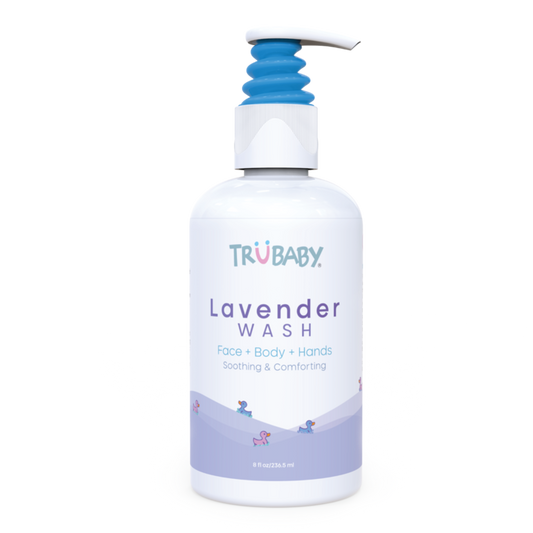 TruBaby Lavender Face+ Body + Hands Wash, 236.5 ml.