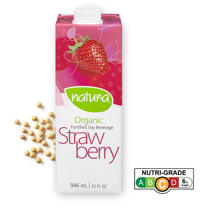 Natur-a Enriched Soy Beverage - Strawberry (Organic), 946 ml. (Exp: 25/03/2024)