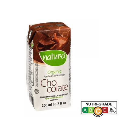 Natur-a Enriched Soy Beverage - Chocolate (Organic), 200 ml. - Single Pack