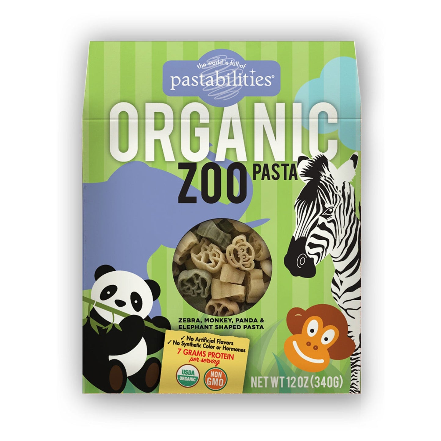 Pastabilities Organic Zoo Shaped Pasta, 340g-NaturesWisdom