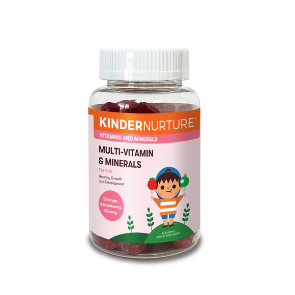 KinderNurture Children's Multi-Vitamin & Minerals, 60 gummies