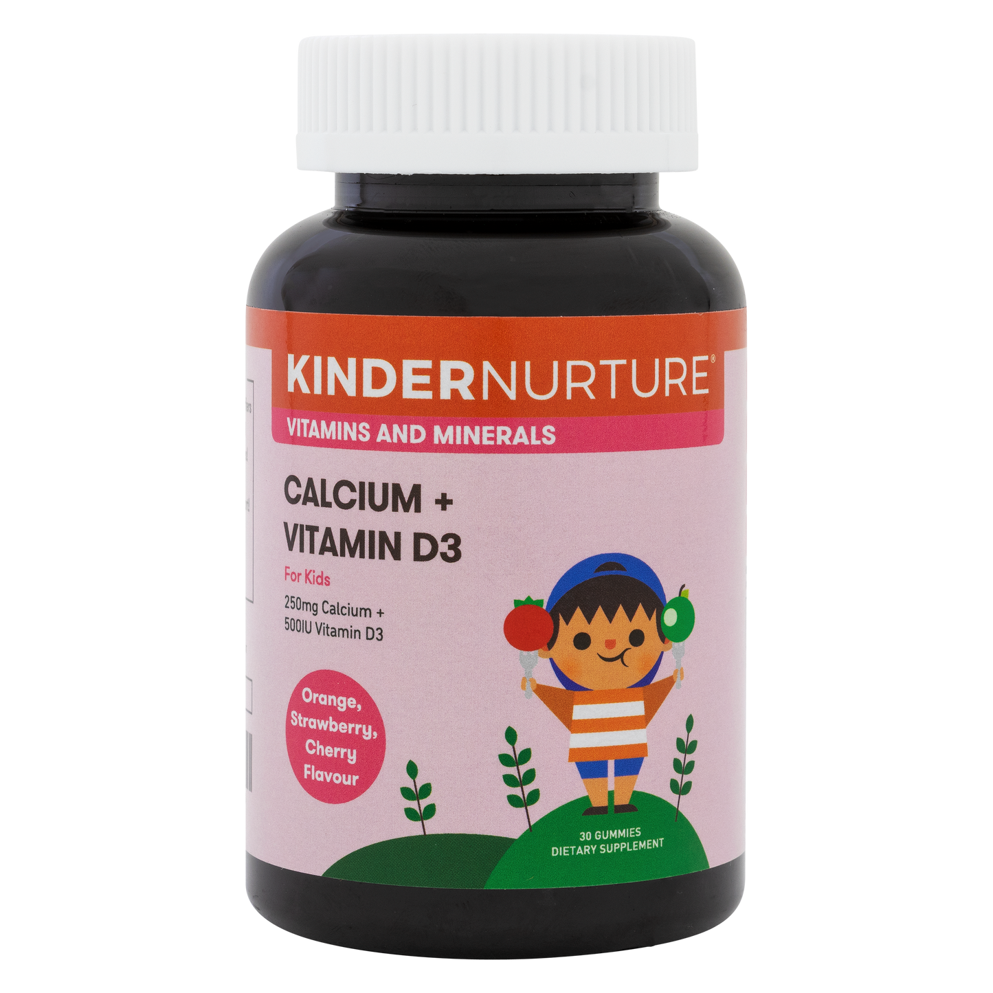 KinderNurture Calcium + Vitamin D3, 30 gummies